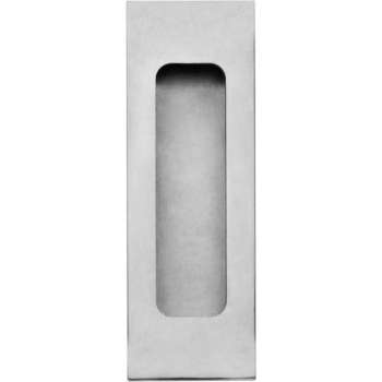 Intersteel Schuifdeurkom rechthoek 120x40mm blind rvs geborsteld