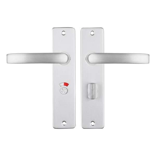 Starx Deurklink Aluminium – Deurbeslag – Deurschild met Toiletsluiting (WC57–5) – Deurklink Blok Starx Deurklink Aluminium – Deurbeslag – Deurschild met Toiletsluiting (WC57–5) – Deurklink Blok