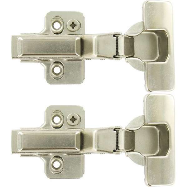 STARX inboorscharnier binnenliggend 35mm vernikkeld 2 stuks STARX inboorscharnier binnenliggend 35mm vernikkeld 2 stuks