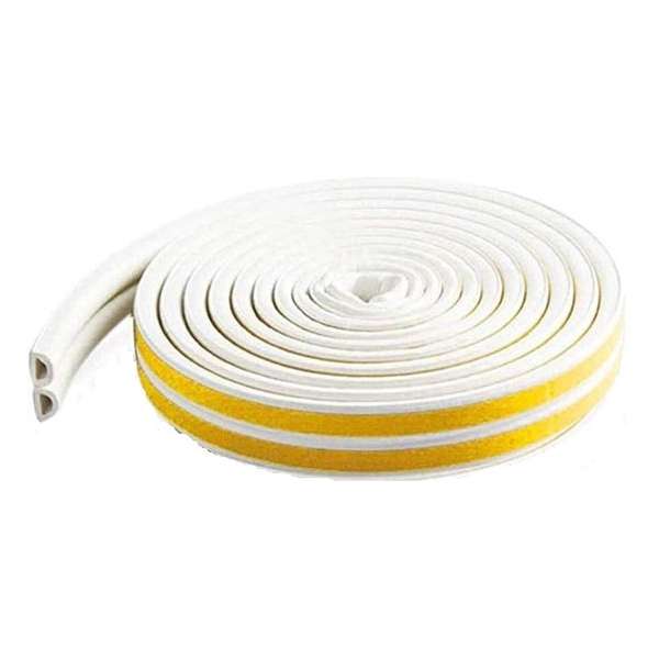 Tochtstrip met zelfklevende strip - 8 METER - wit Tochtstrip met zelfklevende strip - 8 METER - wit