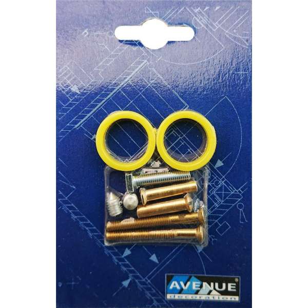 AVENUE renovatieset t.b.v. deurkruk | MESSING AVENUE renovatieset t.b.v. deurkruk | MESSING