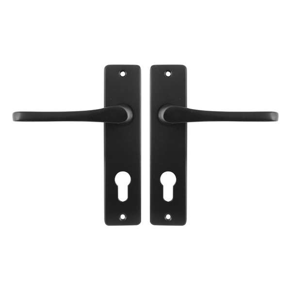Starx Deurklink Zwart – Deurbeslag – Deurschild voor Profielcilinder (PC72) – Deurklink Vlinder Starx Deurklink Zwart – Deurbeslag – Deurschild voor Profielcilinder (PC72) – Deurklink Vlinder