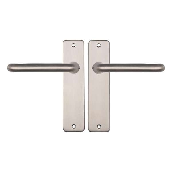 Starx Deurklink RVS – Deurbeslag – Deurkruk met Schild – Blind - Deurklink Coupe - 43 x 180 mm – Ø 18 mm Starx Deurklink RVS – Deurbeslag – Deurkruk met Schild – Blind - Deurklink Coupe - 43 x 180 mm – Ø 18 mm