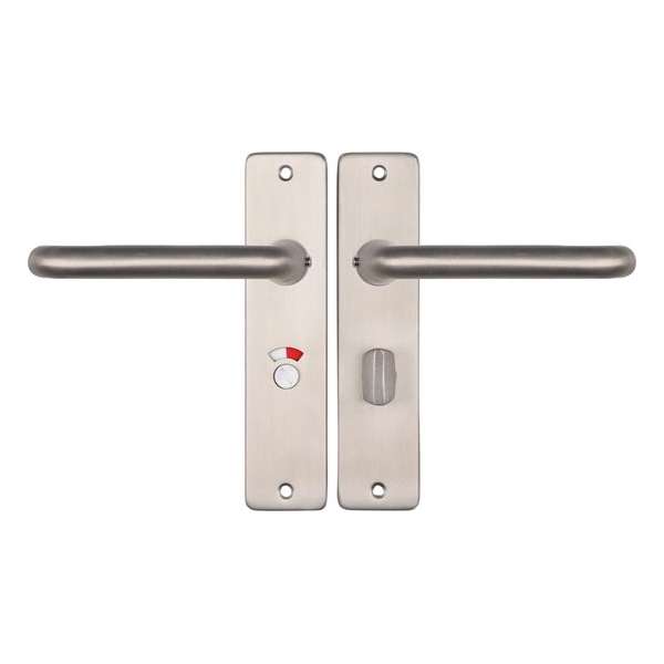 Starx Deurklink RVS – Deurbeslag – Deurschild met Toiletsluiting (WC57–5) – Deurklink Coupe Starx Deurklink RVS – Deurbeslag – Deurschild met Toiletsluiting (WC57–5) – Deurklink Coupe