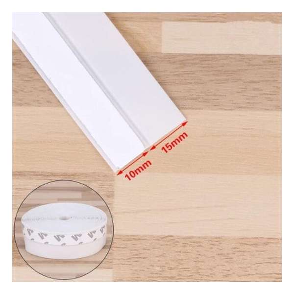 Tochtstrip - Tochtband - Anti-rookstrip - Zelfklevend - Deur - Raam - Verwijderbaar - Wind - Wit - 25mm x 1m Tochtstrip - Tochtband - Anti-rookstrip - Zelfklevend - Deur - Raam - Verwijderbaar - Wind - Wit - 25mm x 1m