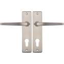 Starx Deurklink RVS – Deurbeslag – Deurschild voor Profielcilinder (PC72) – Deurklink Duim