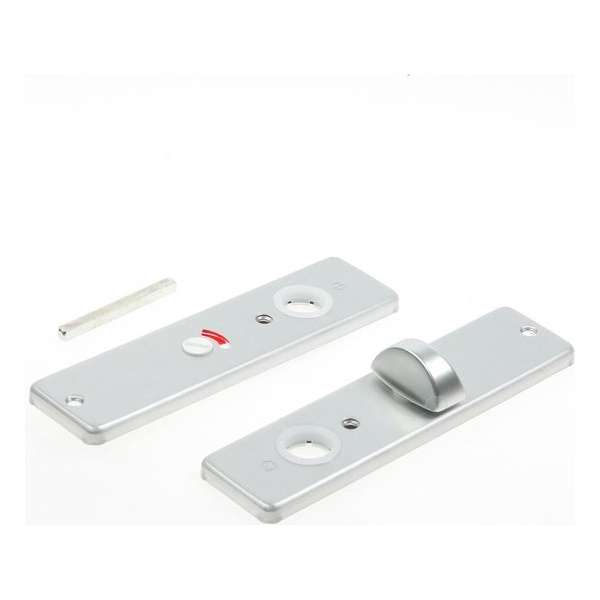 Hoppe Kortschild, aluminium 202kp wc 5x57 zilver Hoppe Kortschild, aluminium 202kp wc 5x57 zilver