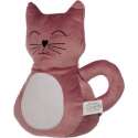 Dieren deurstopper roze kat/poes 26 cm - Huishouden deurstoppers/deurwiggen