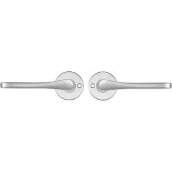 Starx Deurklink Aluminium – Deurbeslag – Deurkruk met Rond – Rozet – Blind – Deurklink Vlinder