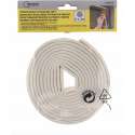 Tochtstrips - Zelfklevende - 6m – Ø 6-9mm – Transparant
