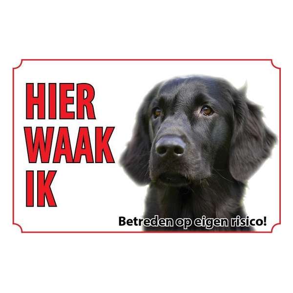 Bord - Hond Flatcoated Retriever Bord - Hond Flatcoated Retriever