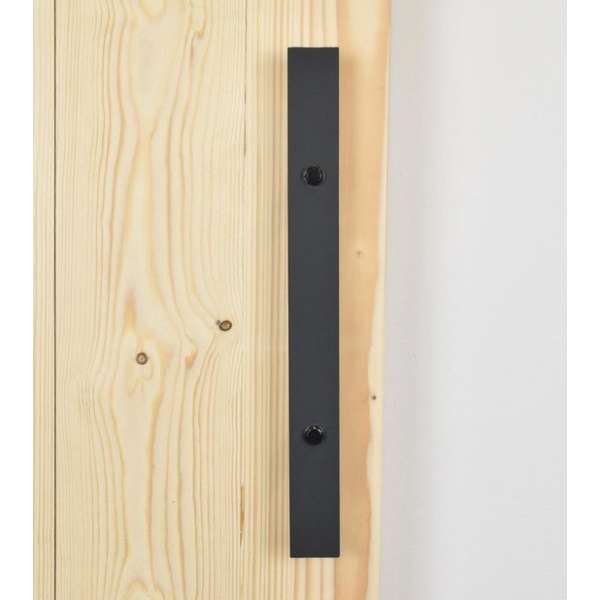 Barnwoodweb deurgreep Flat Black XL zwart gepoedercoat staal 40x400 mm Barnwoodweb deurgreep Flat Black XL zwart gepoedercoat staal 40x400 mm