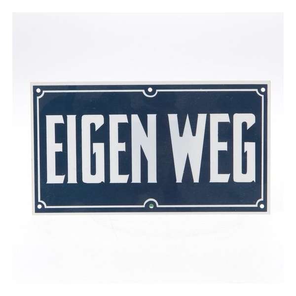 Bord pvc eigen weg 175x105mm (Prijs per 2 stuks) Bord pvc eigen weg 175x105mm (Prijs per 2 stuks)
