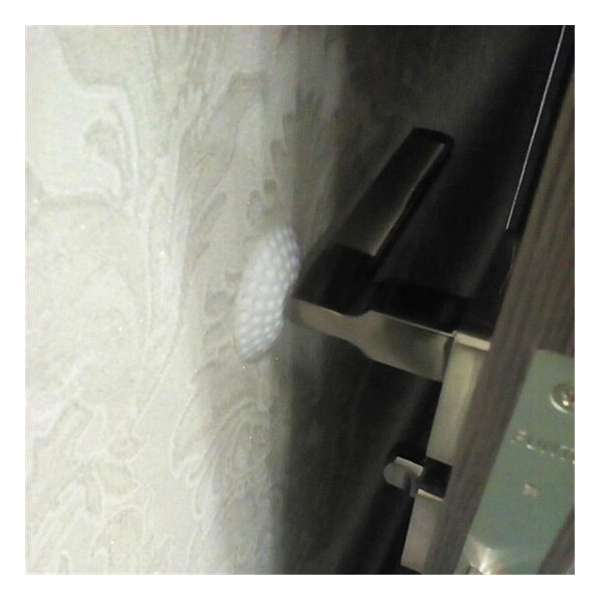 Deur Stopper Klink en Muur Beschermer Wit Deur Stopper Klink en Muur Beschermer Wit