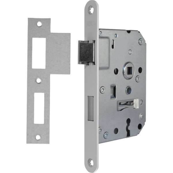 AXA Deurslot Binnendeur Klavierslot 55MM met witte sluitplaat inclusief sleutels AXA Deurslot Binnendeur Klavierslot 55MM met witte sluitplaat inclusief sleutels