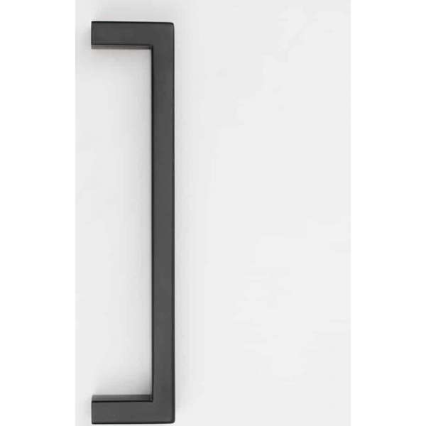 Deurgreep Jurian - 3.5 x 17.0 x 2.0 cm - zwart - metaal - geschikt voor binnen - modern/industrieel Deurgreep Jurian - 3.5 x 17.0 x 2.0 cm - zwart - metaal - geschikt voor binnen - modern/industrieel
