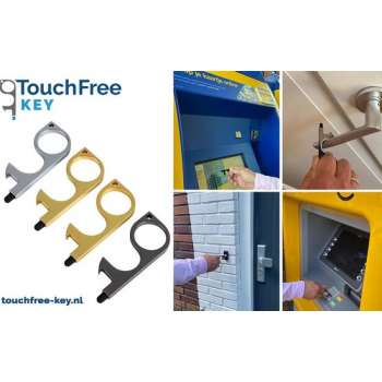 TouchFree-Key - Contactloze deuropener - i-touchscreen functie - Zwart