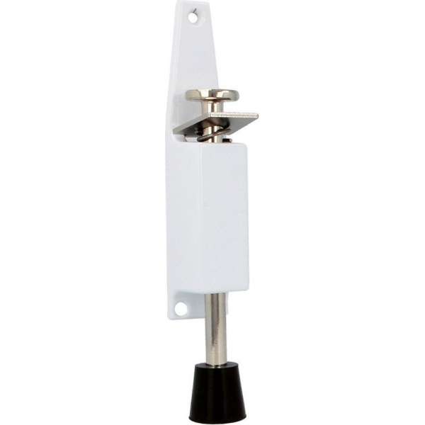 AMIG Deurvastzetter Deurstopper binnen - voetbediend – slag 28mm – Wit AMIG Deurvastzetter Deurstopper binnen - voetbediend – slag 28mm – Wit