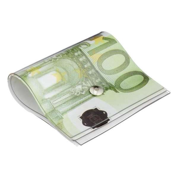 Deurstopper / wig honderd euro biljetten 8 x 7 cm Deurstopper / wig honderd euro biljetten 8 x 7 cm