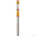 Dorpelstrip  Borstel Schroefbaar 1.10M 40 mm Wit Kunststof