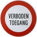 Bordje Verboden Toegang
