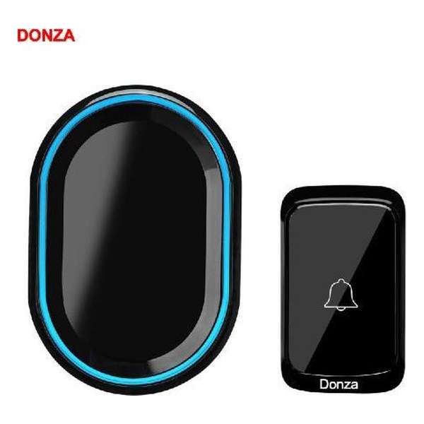 Donza - Draadloze Deurbel met 1 Ontvanger - 5 Volume/60 Melodie - IP44 waterdicht - batterij van 5 jaar Donza - Draadloze Deurbel met 1 Ontvanger - 5 Volume/60 Melodie - IP44 waterdicht - batterij van 5 jaar