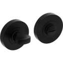 Intersteel Rozet met toilet-/badkamersluiting 52x10mm mat zwart