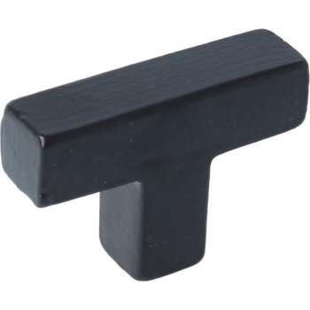 T-Greep Recht IJzer zwart 54 mm
