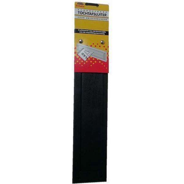 Deltafix Brievenbus brievenbustochtplaat met klep bruin Deltafix Brievenbus brievenbustochtplaat met klep bruin