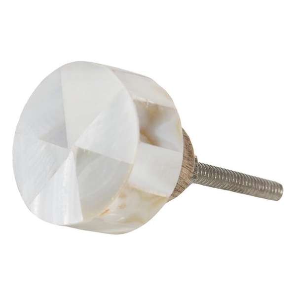 Clayre & Eef Deurknop Ø 3 cm Beige Steen Rond Meubelknop Clayre & Eef Deurknop Ø 3 cm Beige Steen Rond Meubelknop