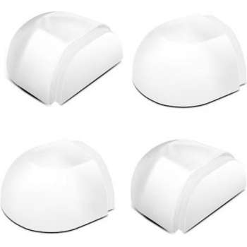 oneConcept  set van 4 deurstopper - voor binnen - geurloos - zelfklevend - rubber