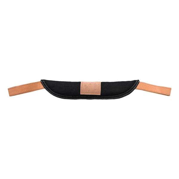Esschert Design Deurkussen 3,3 X 44 Cm Denim Zwart/cognac Esschert Design Deurkussen 3,3 X 44 Cm Denim Zwart/cognac