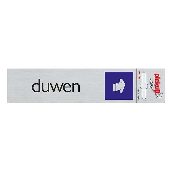 Pickup duwen (liggend) deurbordje - 165 x 44 mm Pickup duwen (liggend) deurbordje - 165 x 44 mm
