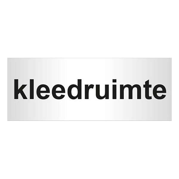 Aluminium deurbordje bedrukt met tekst kleedruimte - 130 mm x 50 mm x 0,5 mm - Deur tekstbordje kleedruimte - Promessa-Design. Aluminium deurbordje bedrukt met tekst kleedruimte - 130 mm x 50 mm x 0,5 mm - Deur tekstbordje kleedruimte - Promessa-Design.