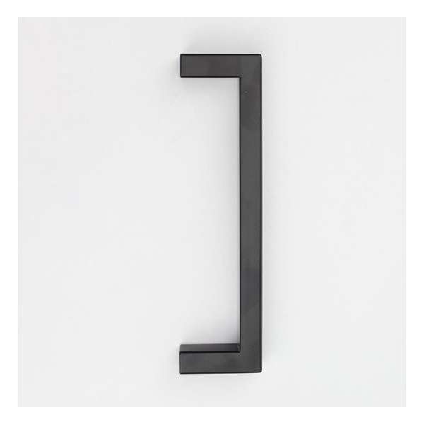 Handgreep Jurian - 128 mm - zwart - metaal - geschikt voor binnen - modern/industrieel Handgreep Jurian - 128 mm - zwart - metaal - geschikt voor binnen - modern/industrieel
