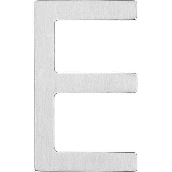 Intersteel Huisletter E 100 mm rvs geborsteld Intersteel Huisletter E 100 mm rvs geborsteld