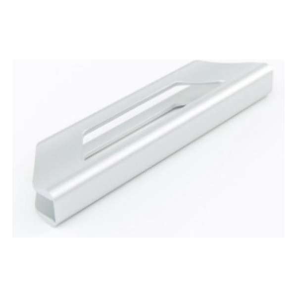 Handgreep Luxe, klembaar, voor gebruik op hardglas schuifwand, glazen schuifdeur systemen, Aluminium Handgreep Luxe, klembaar, voor gebruik op hardglas schuifwand, glazen schuifdeur systemen, Aluminium