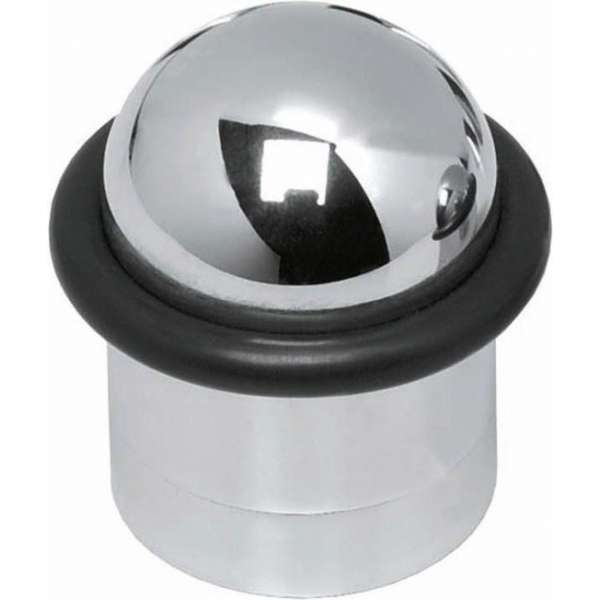Intersteel Deurstop met ring chroom Intersteel Deurstop met ring chroom