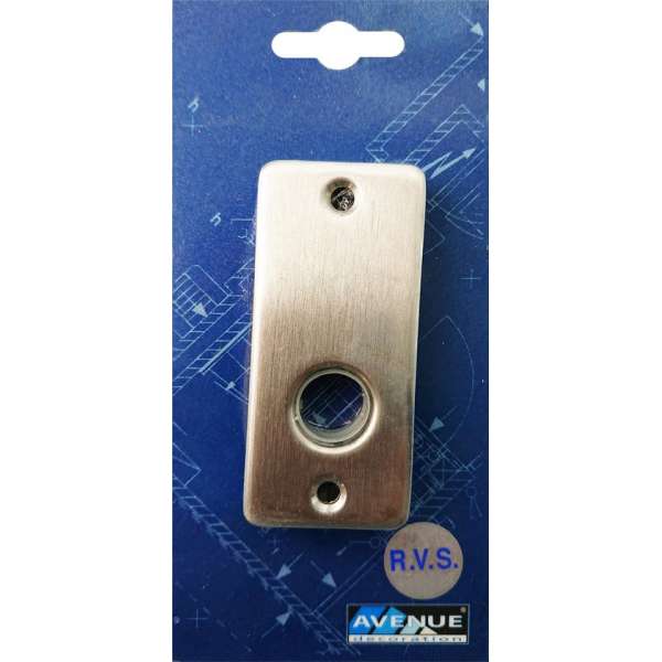 AVENUE kortschild set rechthoekig | RVS AVENUE kortschild set rechthoekig | RVS