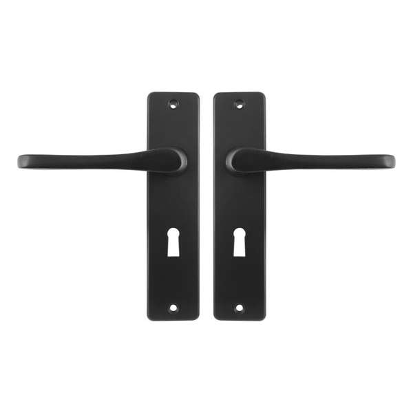 Starx Deurklink Zwart – Deurbeslag – Deurschild met Sleutelgat (SL56) – Deurklink Vlinder Starx Deurklink Zwart – Deurbeslag – Deurschild met Sleutelgat (SL56) – Deurklink Vlinder