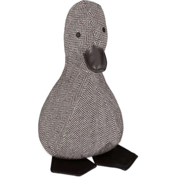 Relaxdays deurstopper gans - vloer - stof - zand - zware deurstop knuffel - binnen - dier Relaxdays deurstopper gans - vloer - stof - zand - zware deurstop knuffel - binnen - dier