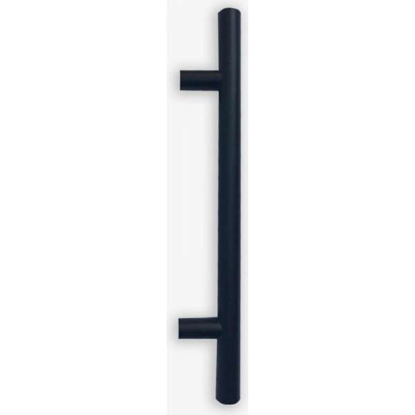 Kastgreep Marita - 192 mm - zwart - metaal - geschikt voor binnen - modern/industrieel Kastgreep Marita - 192 mm - zwart - metaal - geschikt voor binnen - modern/industrieel