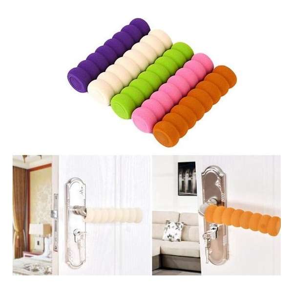 EPIN | Deurstop | Muurbeschermer | Deurklink Beschermhoes | Kind Veiligheid | Foam Rubber | Paars | 1 Stuk EPIN | Deurstop | Muurbeschermer | Deurklink Beschermhoes | Kind Veiligheid | Foam Rubber | Paars | 1 Stuk
