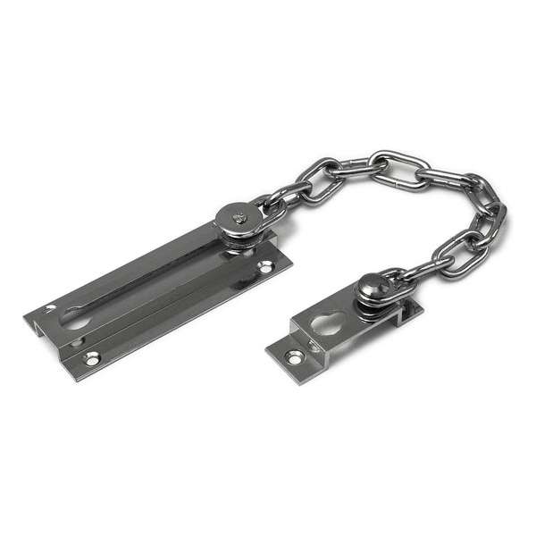 1x stuks stalen deurketting / deurkettingen verchroomd - inclusief montagemateriaal - deurbeveiliging 1x stuks stalen deurketting / deurkettingen verchroomd - inclusief montagemateriaal - deurbeveiliging