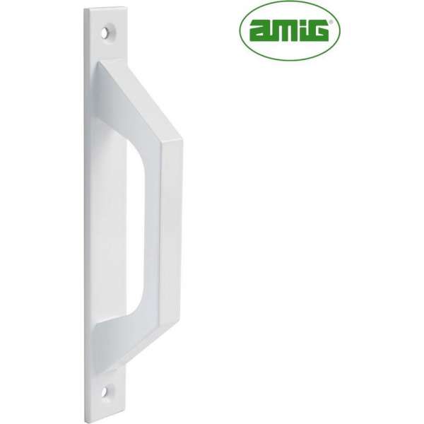 AMIG Deurgreep Schuifdeur – 198 x 25mm – Aluminium – Loftdeur - Wit AMIG Deurgreep Schuifdeur – 198 x 25mm – Aluminium – Loftdeur - Wit