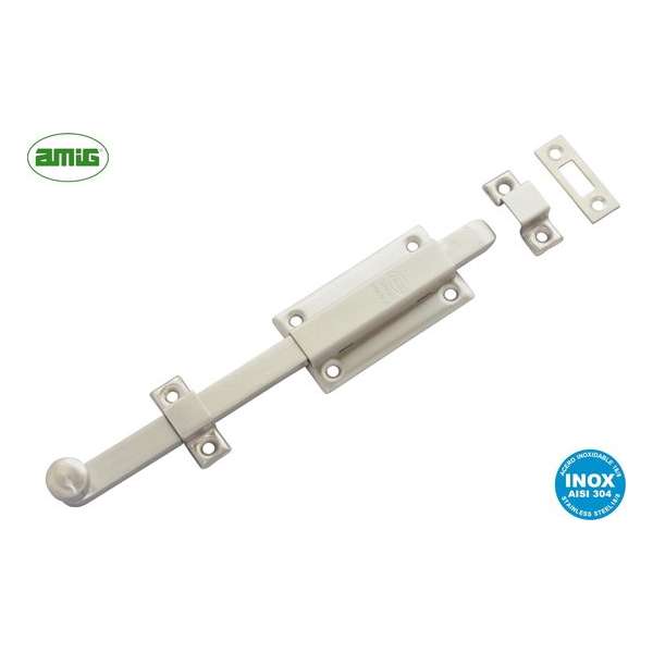 AMIG poortslot – 250mm – RVS AISI 304 - Professionele Kwaliteit Schuifslot AMIG poortslot – 250mm – RVS AISI 304 - Professionele Kwaliteit Schuifslot