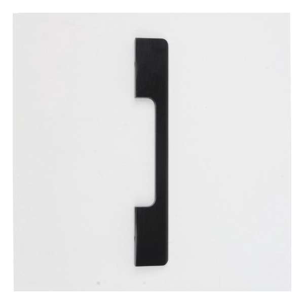 Handgreep Agnes - 128 mm - zwart - metaal - geschikt voor binnen - modern/industrieel Handgreep Agnes - 128 mm - zwart - metaal - geschikt voor binnen - modern/industrieel