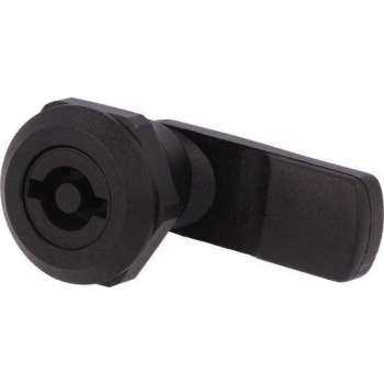 Kunststof kantelslot - dubbelbaard D5 - M22 - 12mm afsluithendel