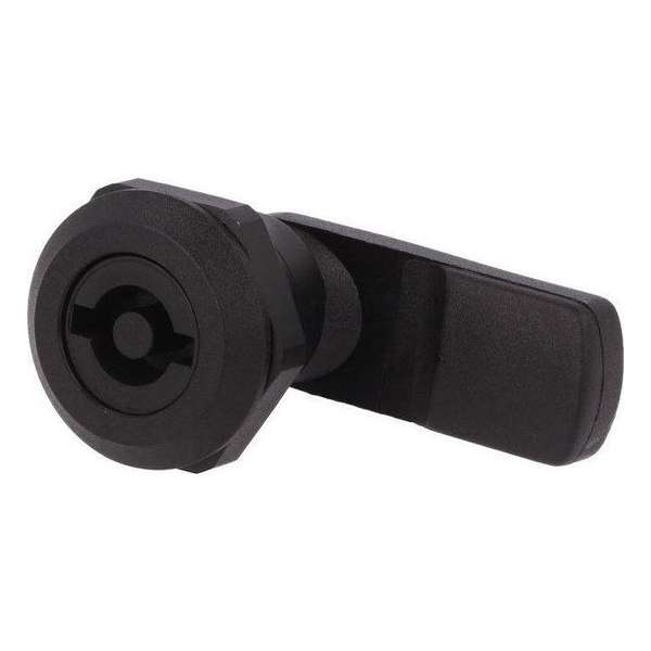 Kunststof kantelslot - dubbelbaard D5 - M22 - 12mm afsluithendel Kunststof kantelslot - dubbelbaard D5 - M22 - 12mm afsluithendel