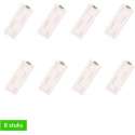 TQ4U blokscharnier | kunststof | 40 x 10 mm | wit | 8 stuks